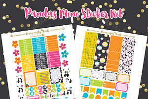 Panda Printable Stickers