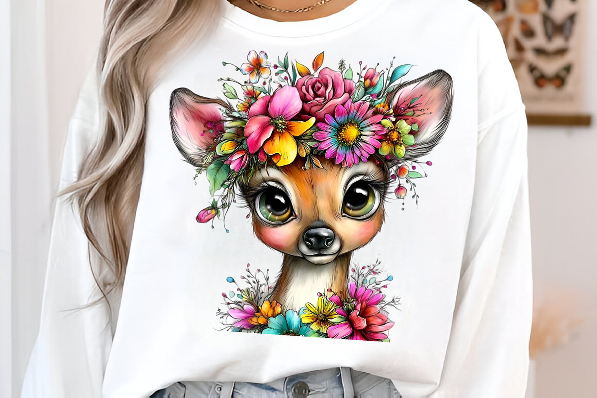 Whimsical Daisy Animals Clipart, an Illustration by GatewayDesign (Photo 3 of 10)