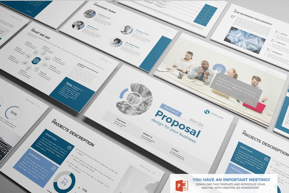 Business Proposal, Canva |Docx|PPT, a Brochure Template by Template Zone (Photo 11 of 11)