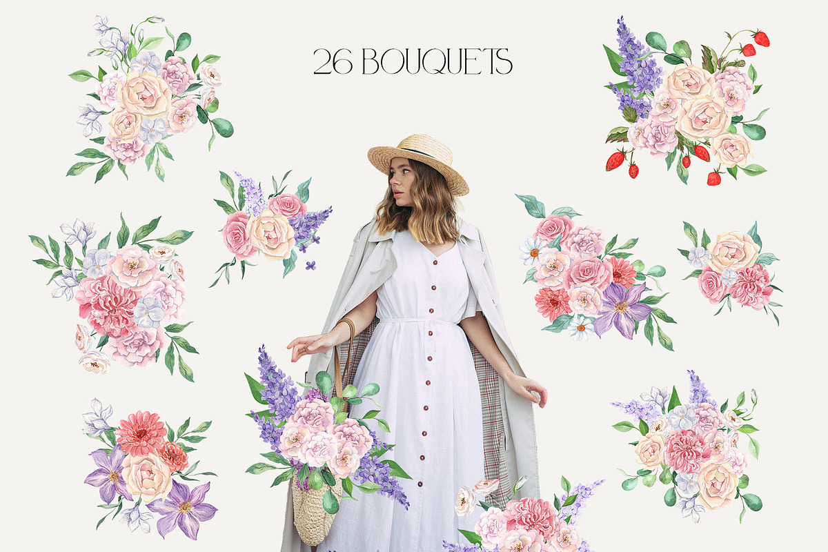 Soft Cottagecore Coquette Aesthetic, a Seasonal Illustration by Catch the Dream Art (Photo 7 of 16)