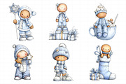 Christmas Gingerbread Man Clipart Bu, an Illustration by Daily.Designs (Thumbnail 2 of 5)