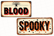 Vintage Rustic Halloween Sublimation, an Illustration by OK Design (Thumbnail 4 of 4)