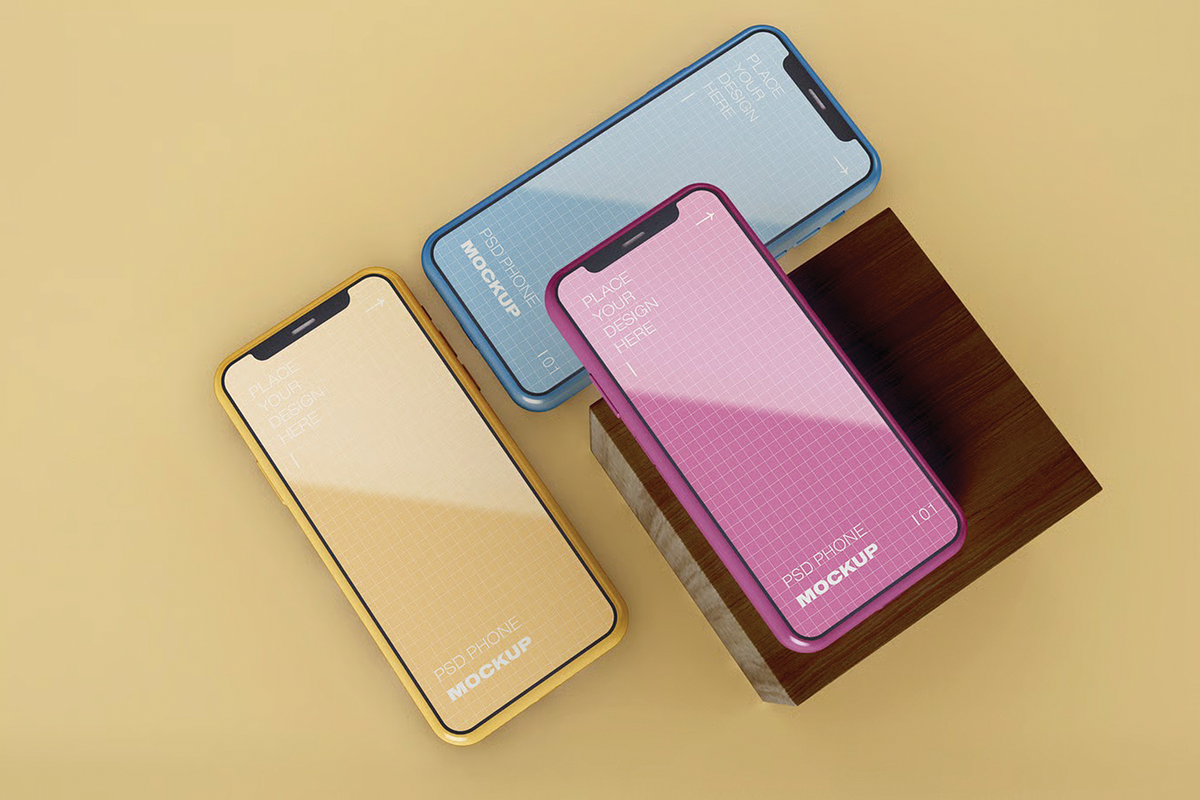 Smartphones Mockup, an Android Mockup by skybluecreative (Photo 2 of 2)