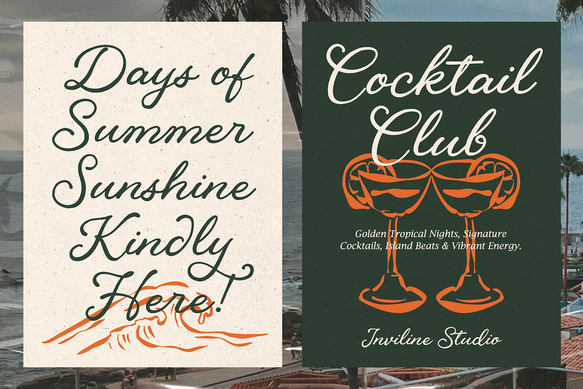BistroScrawl Handwriting Script Font, a Script Font by Inviline.co (Photo 3 of 10)