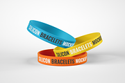 Silicone Wristbands Mockup, an Advertising Mockup by Xtrahive (Thumbnail 2 of 2)