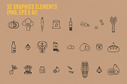 Food Market Collection, a Food Illustration by The Fooltype (Thumbnail 5 of 12)