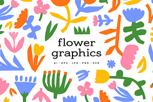 Flower Graphics Set