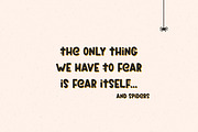 Spooky Things - Cute Halloween Font, a Handwritten Font by simpleblues (Thumbnail 8 of 12)