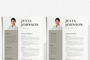 Simple Canva Resume Template, a Resume Template by LucaTheme (Thumbnail 4 of 9)