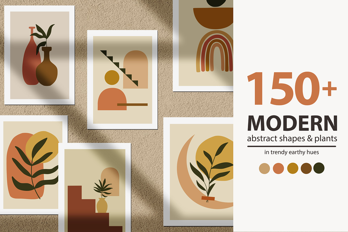 Modern Abstract & Botanical, an Illustration by Hanazumi (Photo 1 of 21)