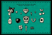 Bar Napkin Doodles – Vector Art, an Object Illustration by Fuzzy Poet by DG2 (Thumbnail 2 of 3)