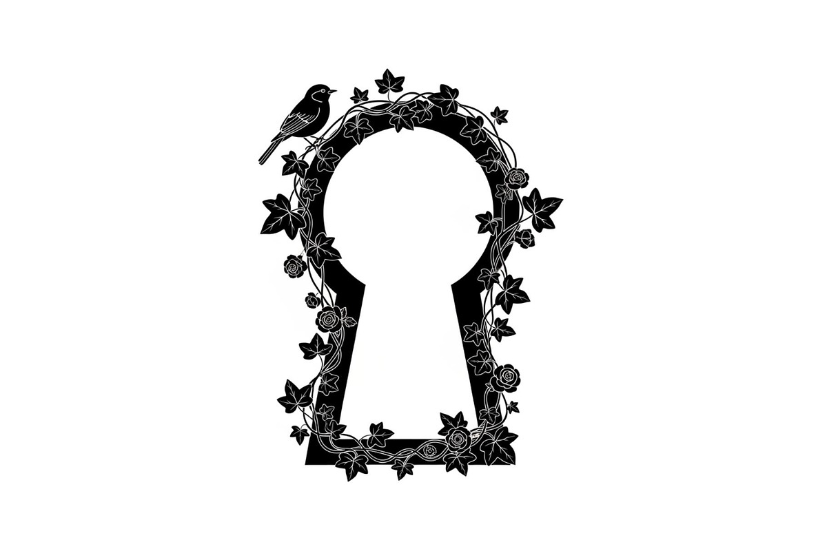 Floral Keyhole Frame SVG Bundle, an Illustration by Designs_River (Photo 12 of 31)