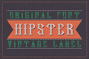 Hipster label typeface, a Symbol Font by Heather_insane (Thumbnail 1 of 6)