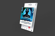 Electro Night Party Flyer, a Social Media Template by Flyer Arts (Thumbnail 2 of 4)