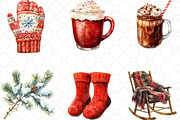 Cozy Christmas Sublimation Designs, an Illustration by Black Bird Studio (Thumbnail 5 of 6)