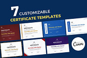 Certificate Templates Design Bundle, a Marketing Template by MK Creatives (Thumbnail 1 of 7)