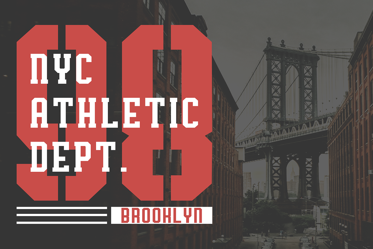 Sport-Ish Display Typeface, a Font by GlitzyGrapix (Photo 3 of 13)