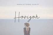 Horizon Script, a Script Font by Quothron (Thumbnail 1 of 5)