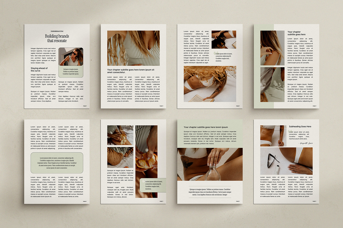 ADE / 2in1 Ebook & Workbook Kit, a Magazine Template by Wildnun Studio (Photo 9 of 46)