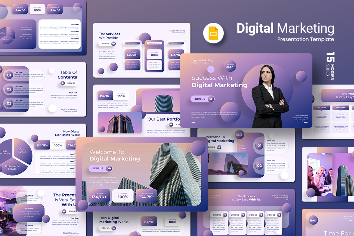 Digital Marketing - Google Slides