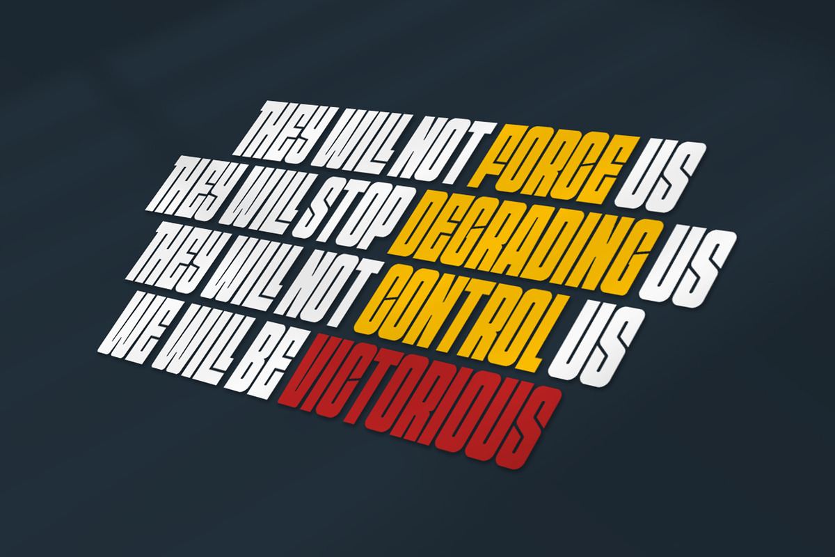 Badrock | Condensed Display Font, a Sans Serif Font by Ariya Works (Photo 4 of 9)