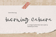 Morning Camera Natural Handwritten, a Handwritten Font by RantautypeStudio (Thumbnail 1 of 9)
