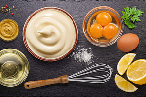 Homemade mayonnaise, a Food & Drink Photo by Volff