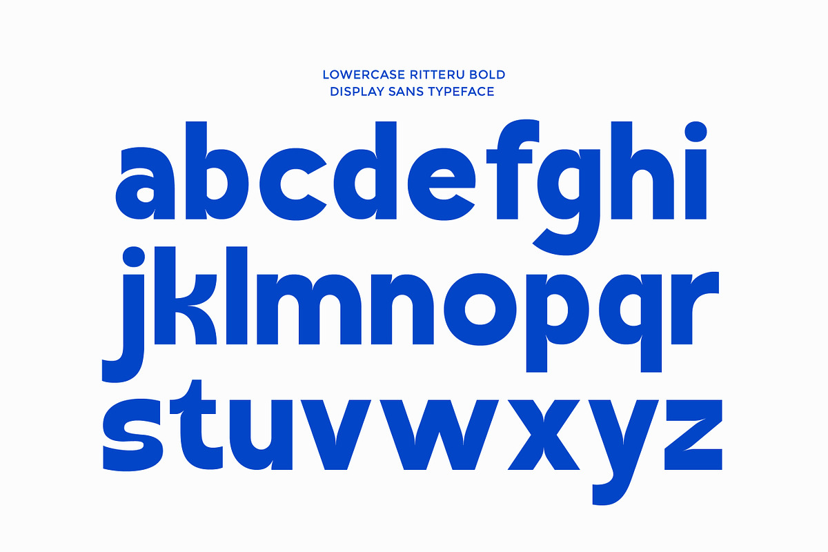 Ritteru – Bold Display Sans Serif Fo, a Sans Serif Font by Flawless And Co (Photo 8 of 10)