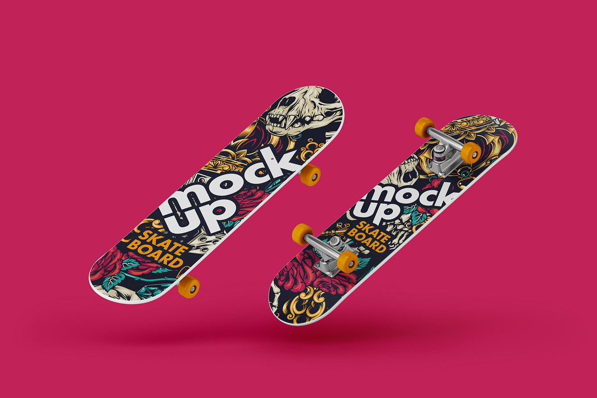 Skateboard Mockup Set, a Product Mockup by Deeplab (Photo 14 of 17)