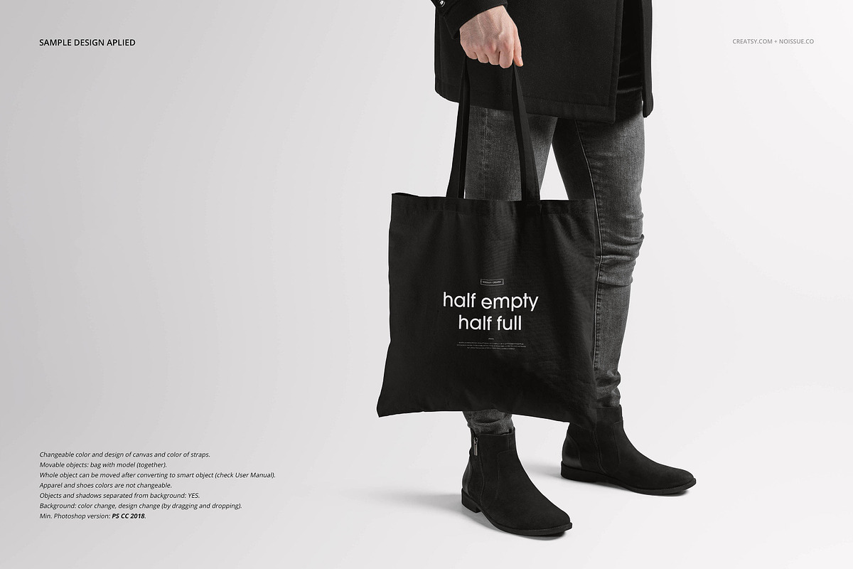 Noissue Tote Bag Mockup Bundle, a Packaging Mockup by creatsy5 (Photo 51 of 67)