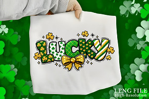 St. Patrick’s Day Lucky Shamrock PNG, an Illustration by Canvas Craft