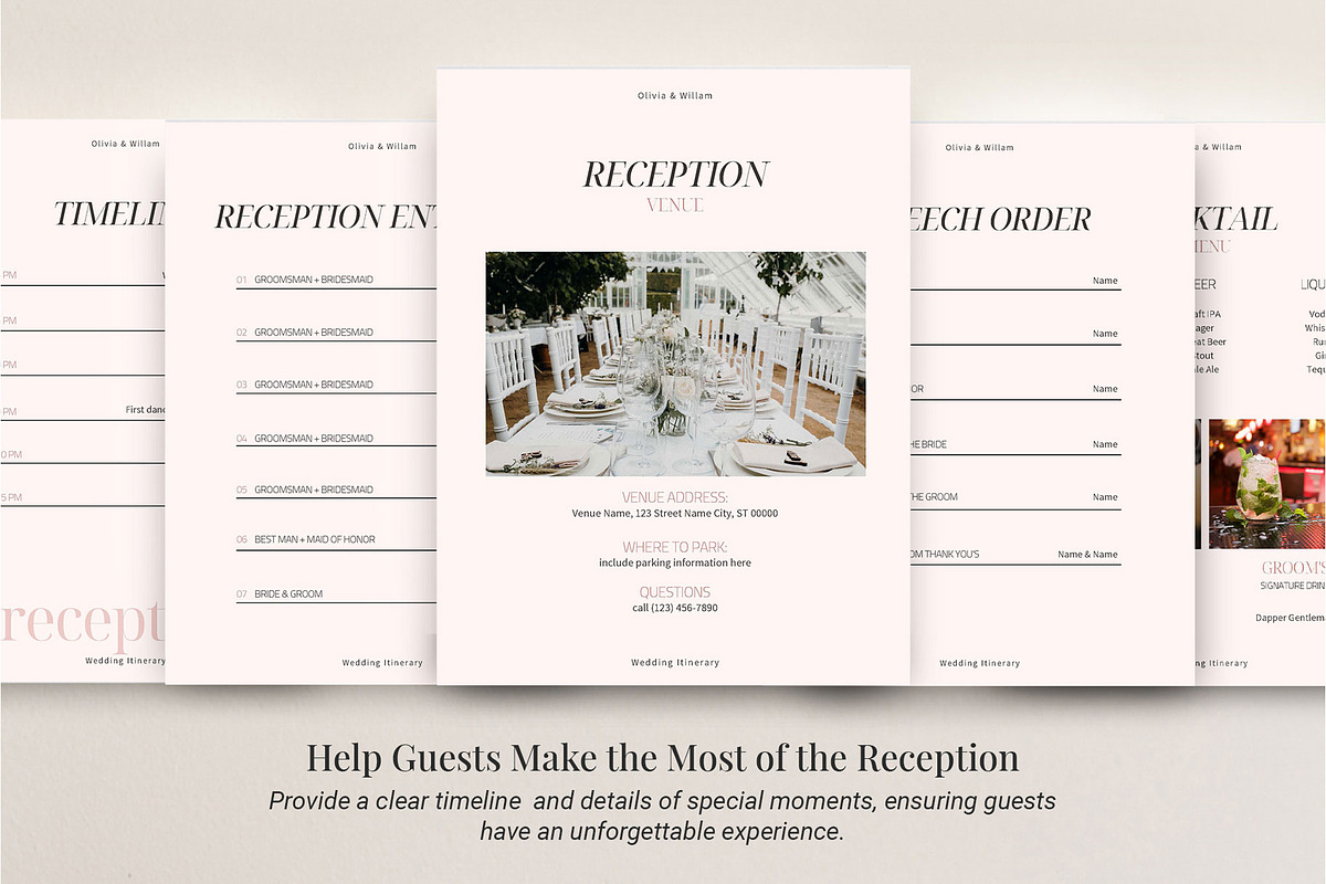 Wedding Weekend Guide template, a Magazine Template by 3.14&Co (Photo 6 of 11)