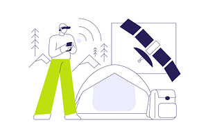 Satellite telephony abstract concept, an Illustration by Visual Generation
