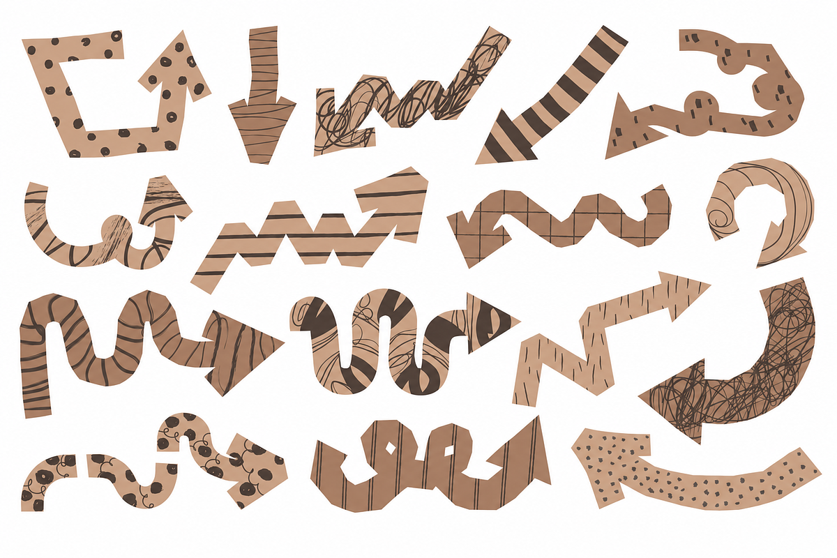 Paper Cut-Out Scrapbook Bundle, a Decorative Illustration by Anna Studio (Photo 14 of 28)