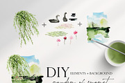 Watercolor - Garden of Monet, an Illustration by Beigetime (Thumbnail 7 of 8)