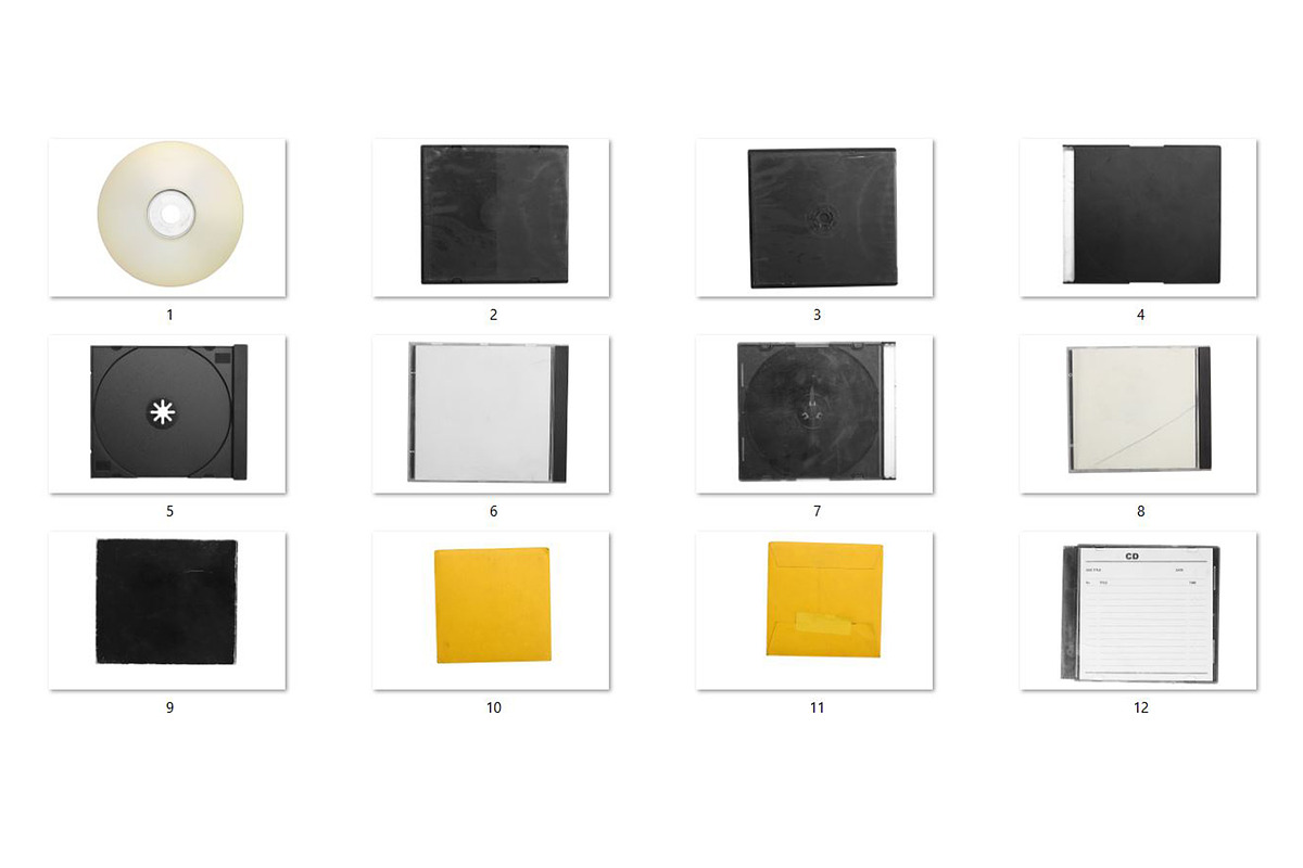 12 CD Case Overlay HQ, an Object Graphic by CCPreset