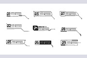Set of futuristic Callouts, an Object Graphic by Andrew_Derr (Thumbnail 2 of 6)