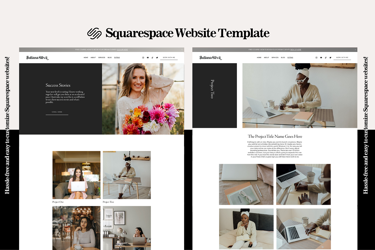 Squarespace 7.1 Template Juliana, a Websites & App Template by thrivedigitally (Photo 5 of 10)