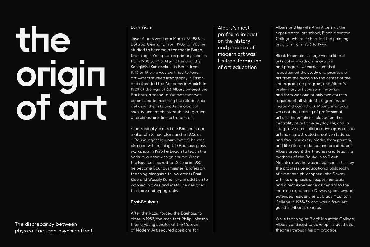 II Vorkurs: Sans Serif Font Family, a Sans Serif Font by Increments Type Foundry (Photo 12 of 14)