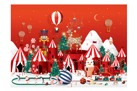 winter wonderland vector