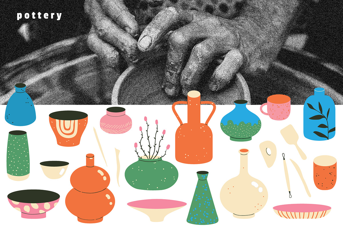 Art & Craft Bundle elements patterns, an Object Graphic by Lena Nikolaeva (Photo 9 of 17)