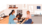 Pet treatment in vet clinic set, an Animal Illustration by Good Studio (Thumbnail 5 of 6)
