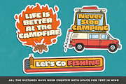 Adventure Awaits • A Sticker Creator, an Illustration by Vintage Voyage Supply (Thumbnail 4 of 12)