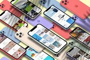 3D iPhone Presentation Mock-Up Bun 2, an iPhone Mockup by Graphicsworld125 (Thumbnail 5 of 15)