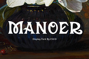 Manoer – Display Serif, a Serif Font by Craft Supply Co. (Thumbnail 1 of 8)