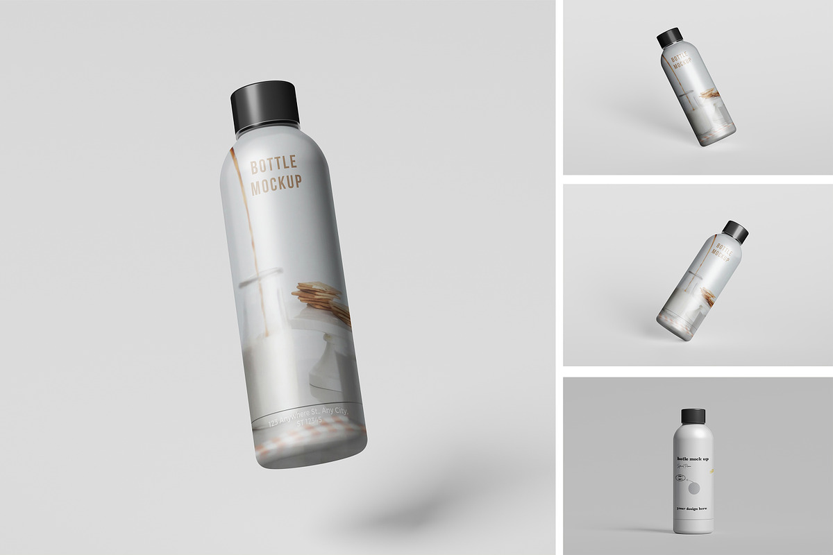 bottle mockup, a Packaging Mockup by kebunmockup (Photo 1 of 5)