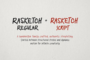 RASKETCH, a Handwritten Font by BBtypeStudios (Thumbnail 2 of 16)
