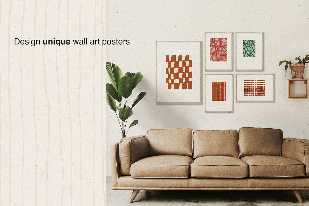 Earth & LINE: Hand Drawn Backgrounds, a Background Graphic by Sweet Fig (Photo 8 of 9)