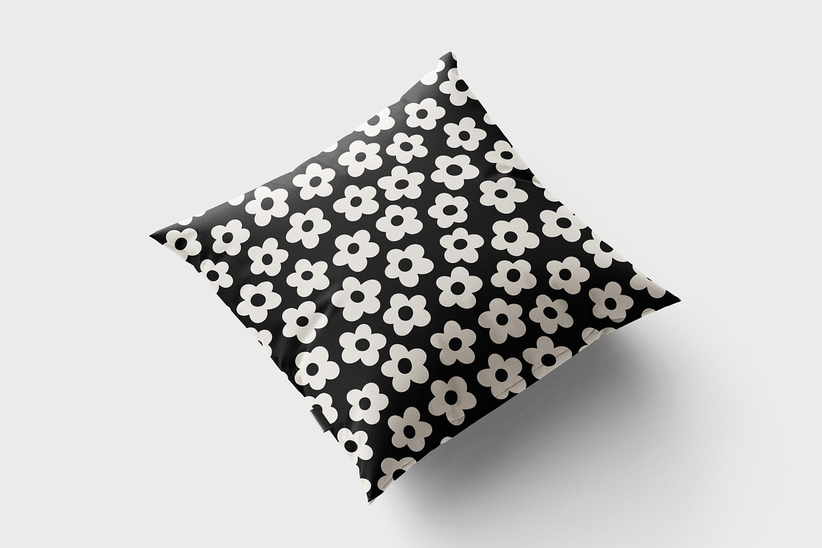 Floral seamless daisy patterns set, a Pattern Graphic by Good Studio