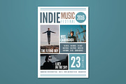 Indie Music Festival Flyer, a Flyer Template by ashenterprise (Thumbnail 1 of 2)